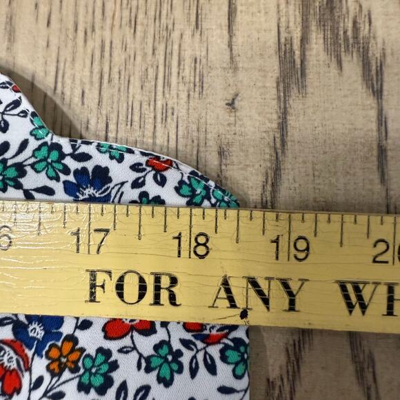 J.Crew Women’s 8‎ Floral Printed scalloped cami top Sleeveless Tank - Picture 5 of 10